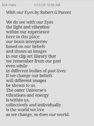 With Our Eyes by Robert G Parent