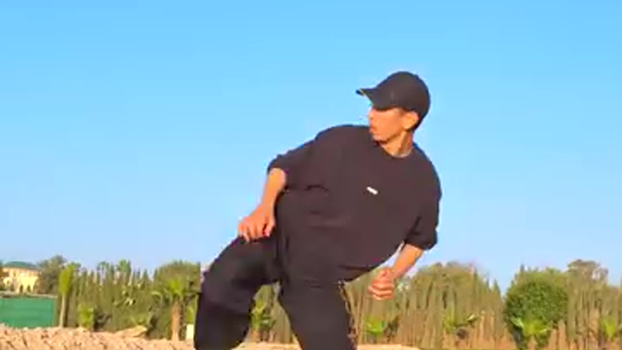 Jump Side Kick Into Back Kick