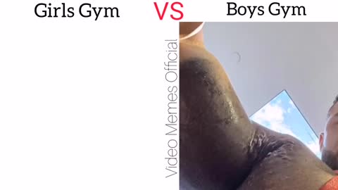 Girls Gym VS Boys Gym _ Very Funny Video #memes #girlvsboy #funny