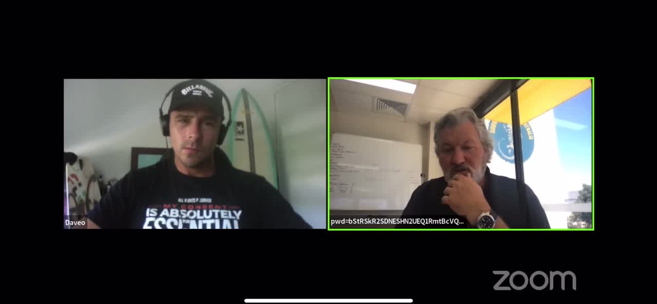 Clip of Dave revisiting a chat with Prepper Company Man Alan