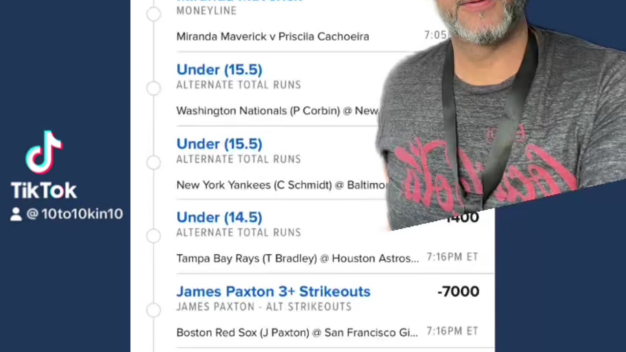 Shits and Higgles Back up Parlay 29Jul2023