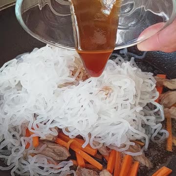 Delicious Homemade Pansit with Pork Recipe. Asian Rice Noodles Recipe.#asianfood #food #howto #food