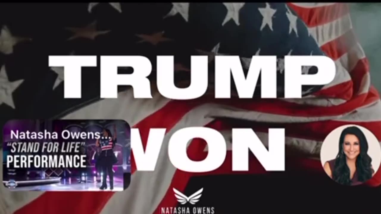 TRUMP WON AND YOU KNOW IT SONG! BY NATASHA OWENS!