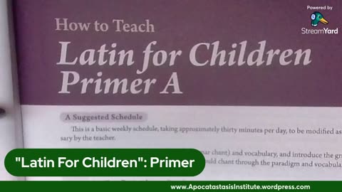 "Latin For Children": Primer