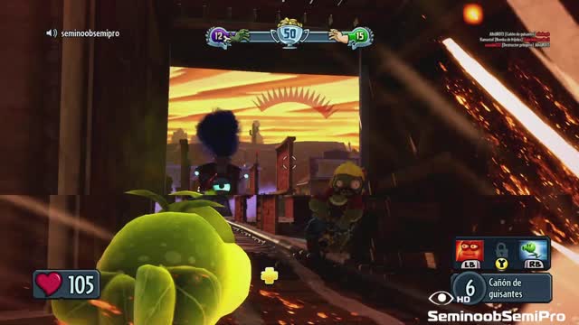 Plants vs Zombies Garden Warfare Funny Train runs over engineer