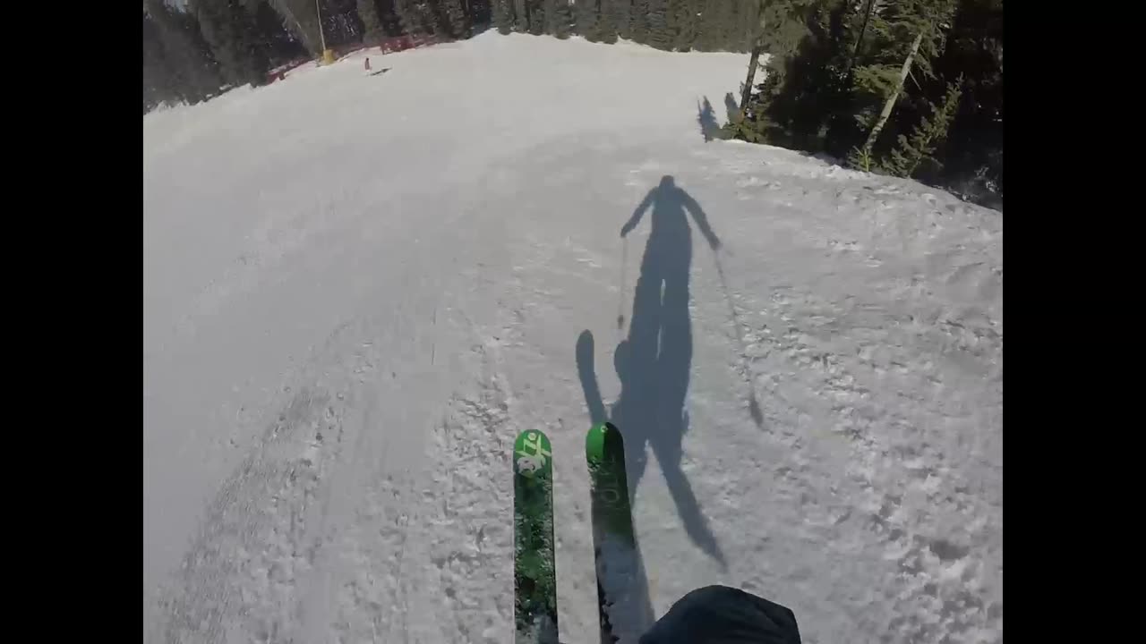 Skiing at Keystone High Speed on Frenchman