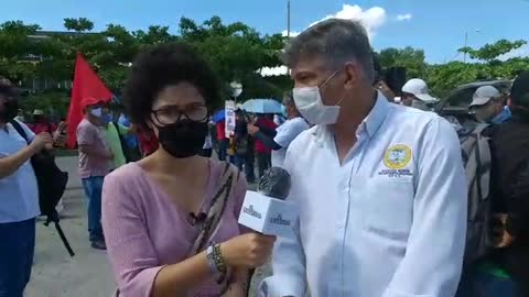 Secretario del Interior habla sobre marcha en Cartagena