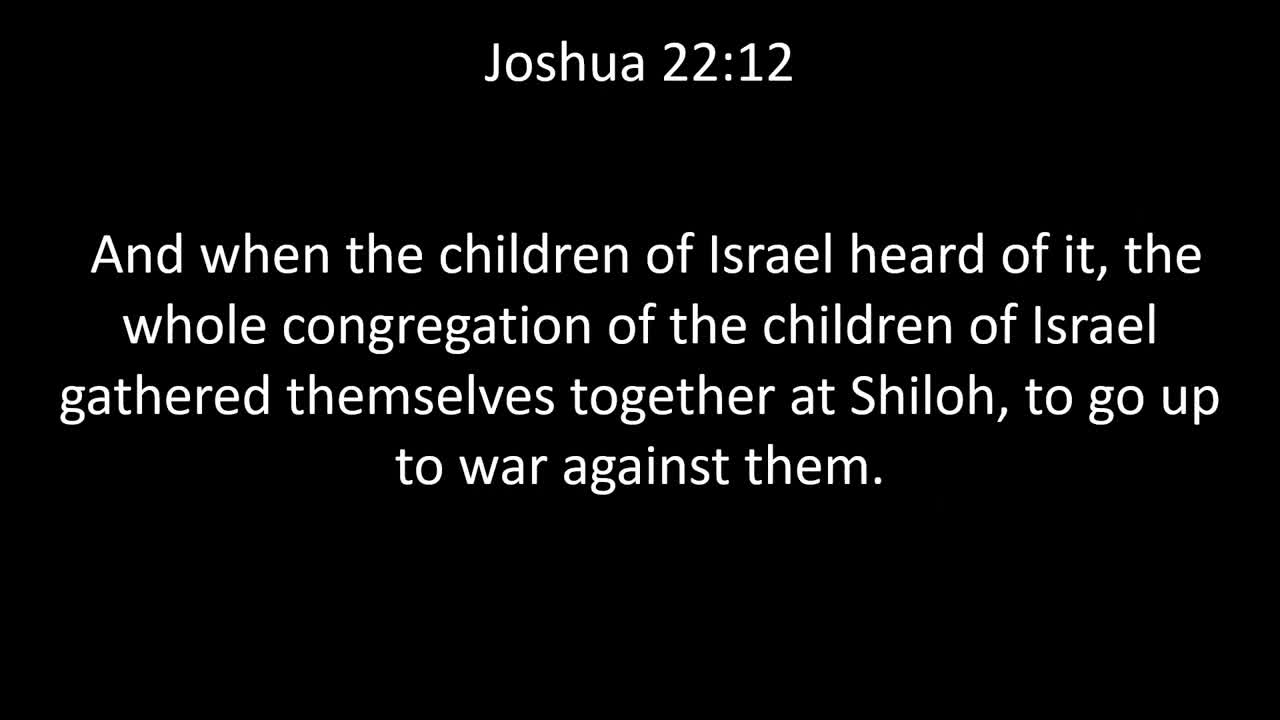 KJV Bible Joshua Chapter 22