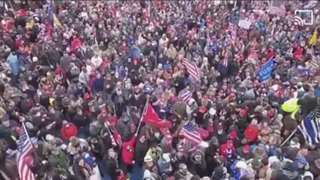 Proof! MAGA Chants F$ck Antifa As Antifa Tries To Break Into Capitol