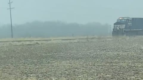 Stuck Truck Gets Plowed off the Tracks