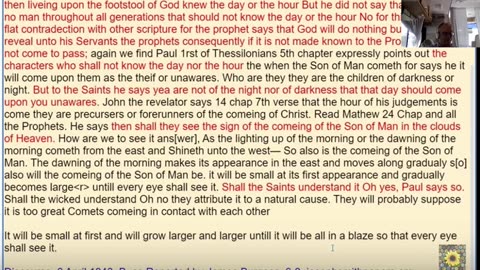 Study the Sign of The Son of Man - Jesus Christ Coming Power - Joseph Smith -6-27-24
