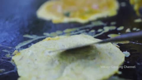 Chicken Omelette || Huge Eggs With Chicken || Best Food Point