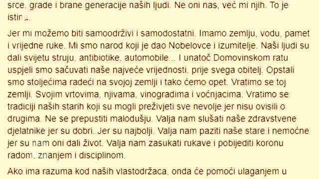 Admiral Lošo o korona virusu - Spasit će nas Bog, Putin i Trump