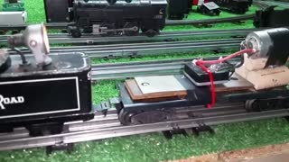 PROPELLER DRIVEN O GAUGE TRAIN / NEW PROP / FIRST LOAD TEST