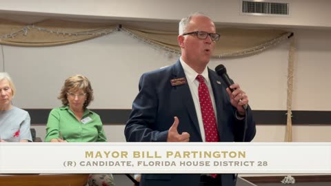 MAYOR BILL PARTINGTON FOR FLORIDA HOUSE DISTRICT 28