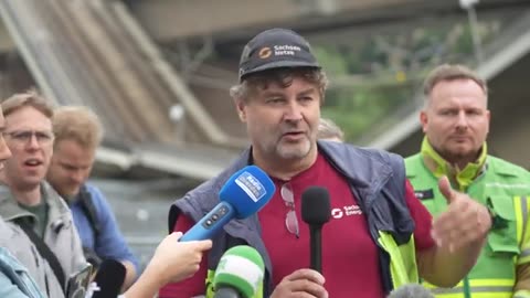 DRESDENS CAROLABRÜCKE EINGESTÜRZT | Sachsen Fernsehen