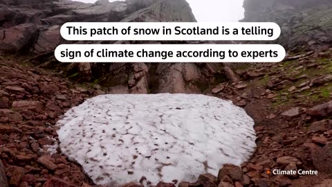 Scotland's 'Sphinx' snow patch is vanishing says expert | REUTERS