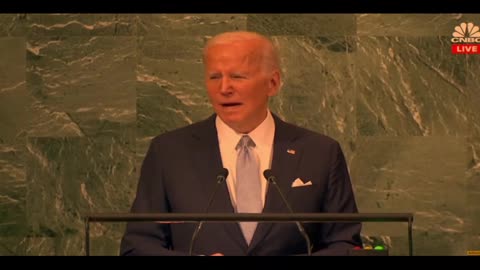 Joe Biden Addresses United Nations - ENDURING GLOBAL HEALTH CHALLENGES