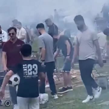 This is what public parks in Bochum & Frankfurt, Germany look like today. There are no Germans in sight.