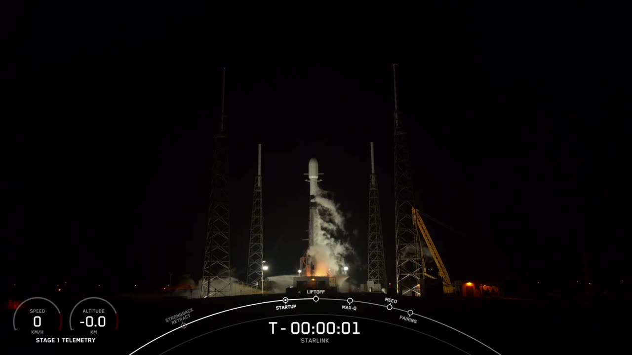 SpaceX Starlink Mission Launch