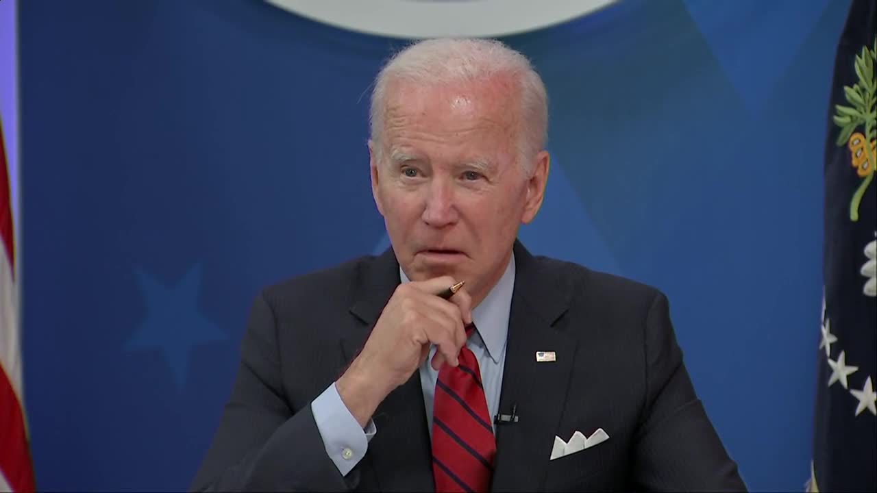 President Biden meets virtually with governors