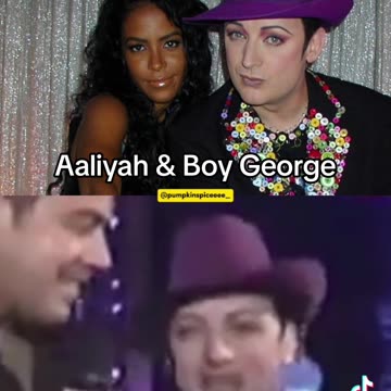 Aaliyah & Boy George🧡