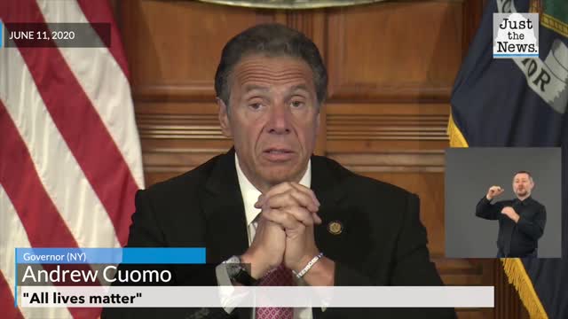 Gov. Cuomo says, "All lives matter"