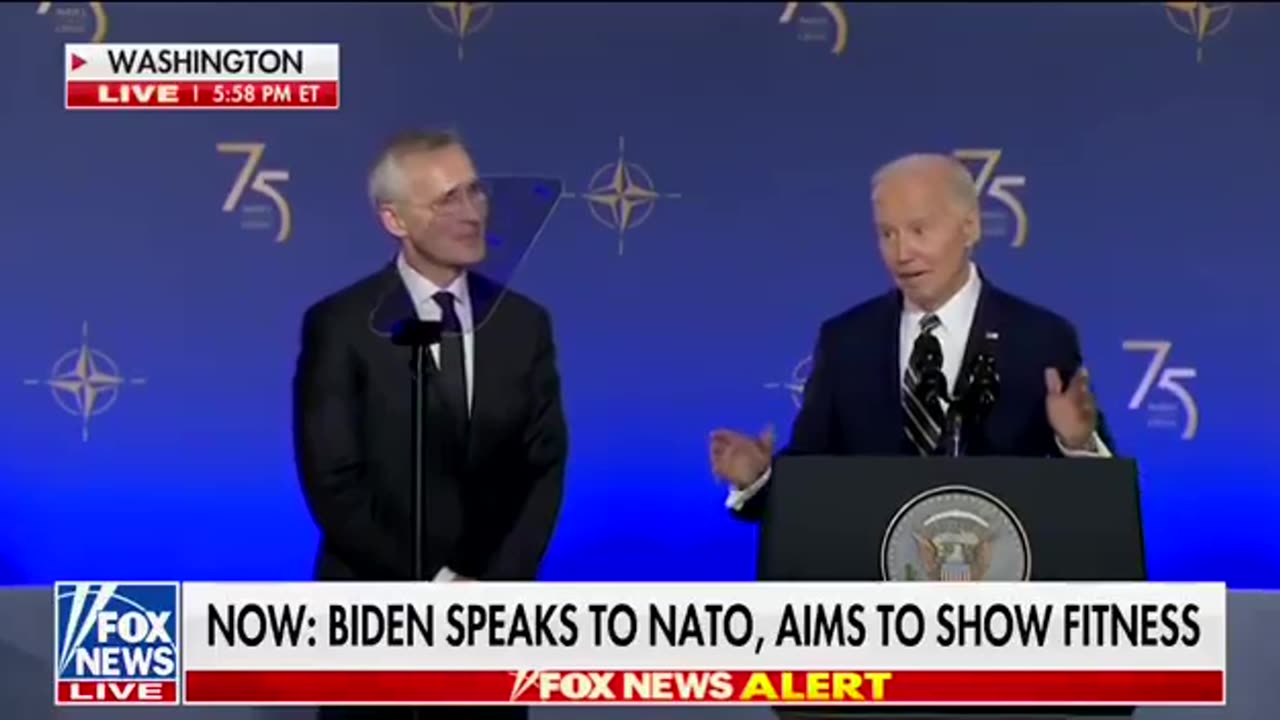 Biden misspoke again, confusing talking and fucking.