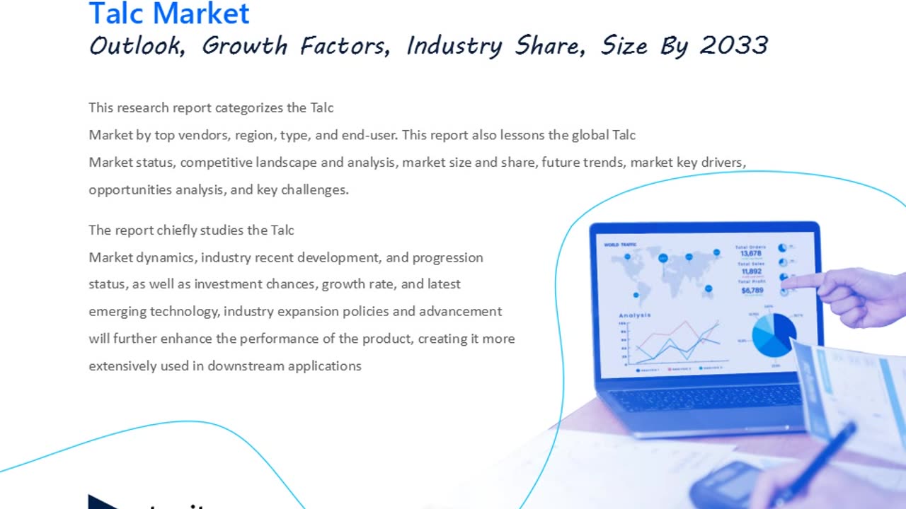 Talc Market: Top Industry Share and Regional Growth Prospects, Forecast to 2033