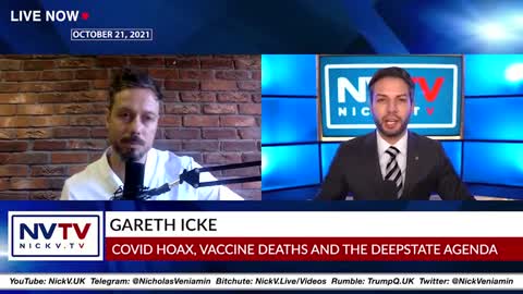 GARETH ICKE DISCUSSES COVID HOAX, VACCINE DEATHS AND DEEP STATE AGENDA WITH NICHOLAS VENIAMIN