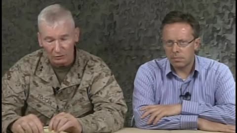 General holds press conference concerning Regional Command Southwests progress in Afghanistan