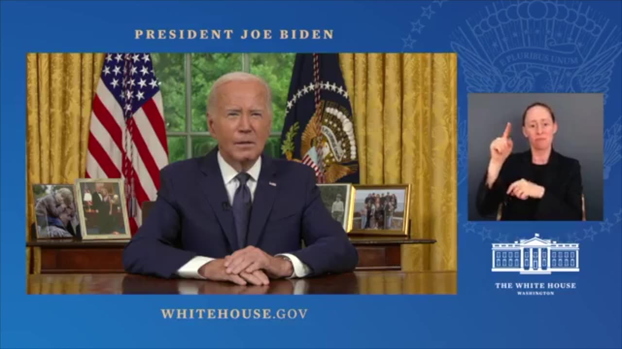 Biden Delivers Oval Office Address In Aftermath Of Trump Assassination Attempt