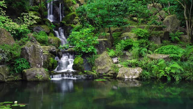 NATURE SOUNDS Relaxing Nature Sound Of Jungle Waterfall (No Music)