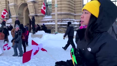 Canadian police clash with protesters to clear capital- NEWS OF WORLD