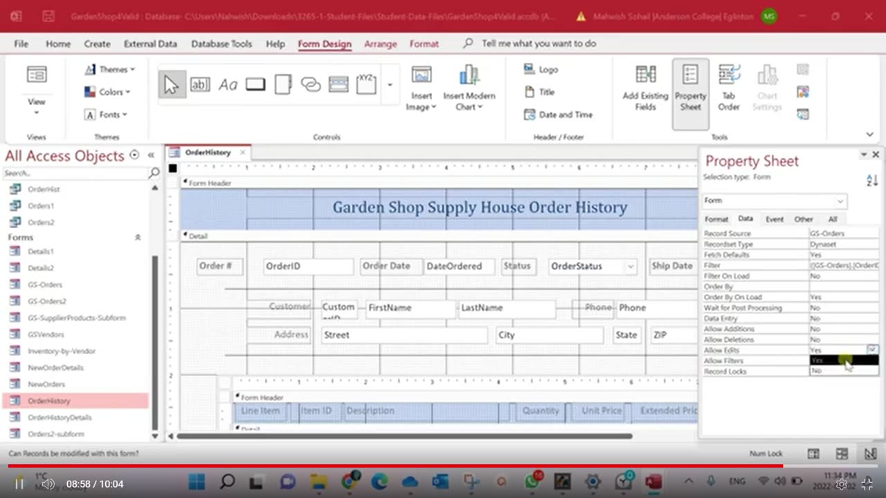 Access-Chapter 04- assessmemnt 14