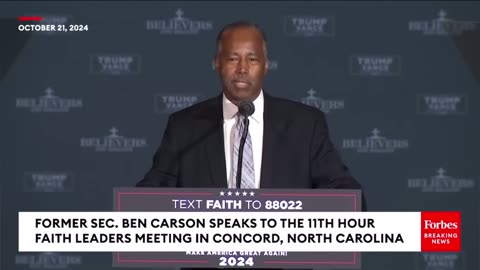 Dr Ben Carson - is there a better man to heed than Ben?