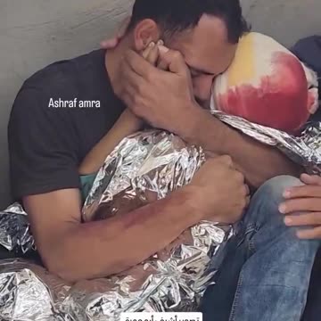 A Father's FINAL Goodbye to His Son killed in a Strike in Central Gaza