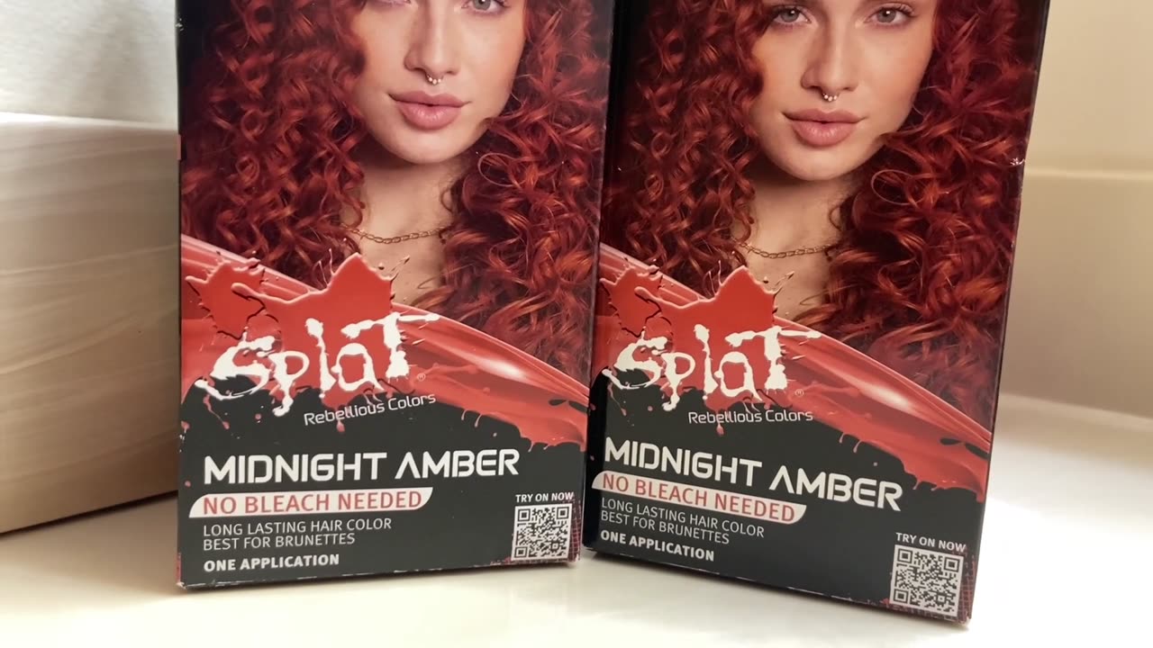 Dying My Hair With Splat Midnight Amber Hair Color Review