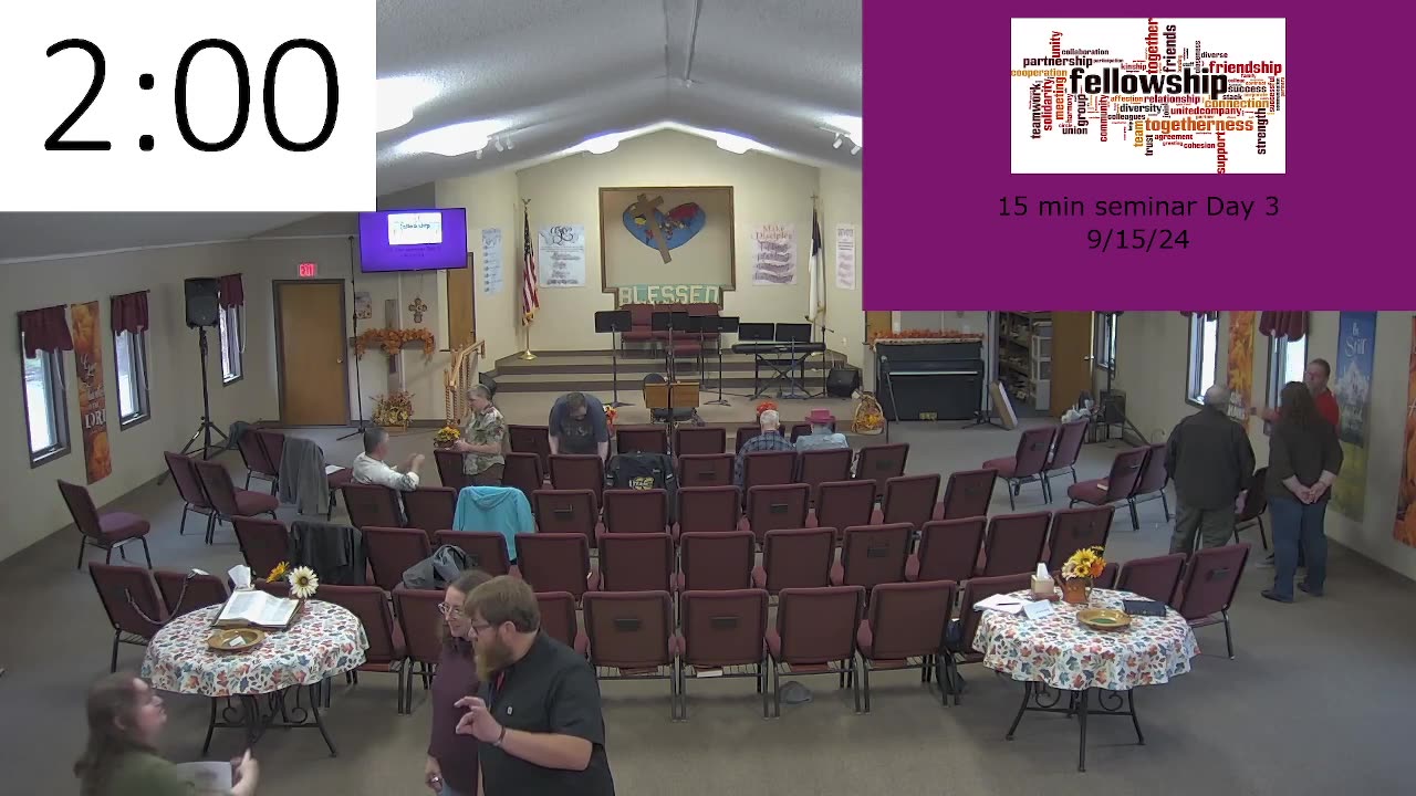 Week 3 of 5 of 15 Minute Seminar Moose Creek Baptist Church, North Pole, AK 9/15/2024