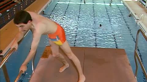 Swim, Swim, Swim! Mr. Bean's Exercises In The Pool