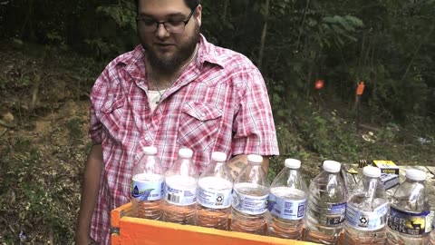 How many Water Bottles does it take to Stop A 9mm or 357 Magnum?