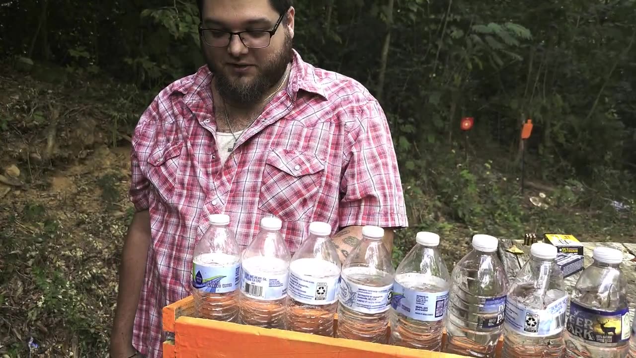 How many Water Bottles does it take to Stop A 9mm or 357 Magnum?
