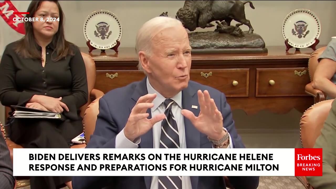 BREAKING NEWS- President Biden Discusses Hurricane Milton Danger- 'It's A Matter Of Life And Death'