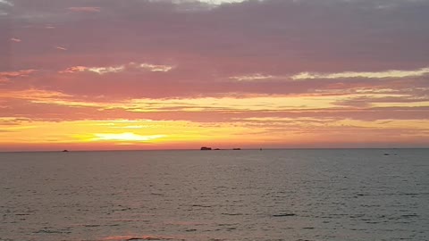Evening glow,Sunset