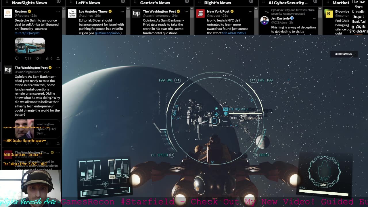 Starfield - Part 19 #TySights #SGR #LIVE #NewsTrends 10/18/23