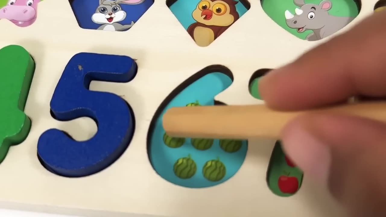 Counting from 1 to 7 - Educational Videos for Kids