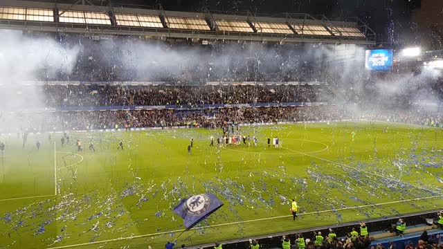 Chelsea winning the Premier league title