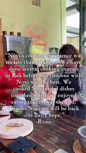 Making memories on your Solo Bali holiday-Private Balinese cooking classes🙏🏽😊