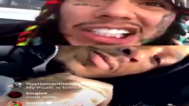 Rappers Lil Reese, 600Breezy threaten Tekashi 69' with a gun in heated IG Live Exchange