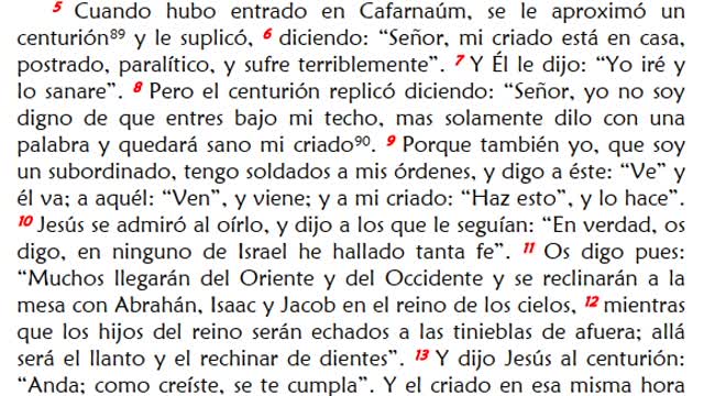 La Sagrada Biblia - Mateo Capítulo VIII